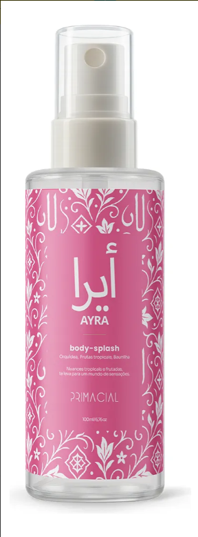Body Splash Árabe Ayra 100ml By Primacial Fragrância Floral